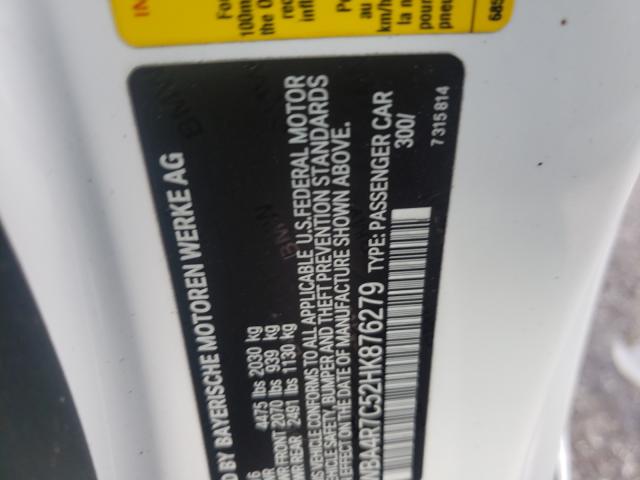 2017 BMW 430I WBA4R7C52HK876279