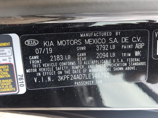 2020 KIA FORTE FE 3KPF24AD7LE146792