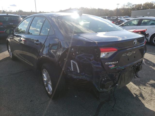 2020 TOYOTA COROLLA LE JTDHPRAE6LJ013542