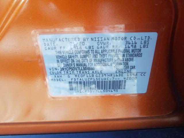 2020 NISSAN KICKS SR 3N1CP5DV7LL504695