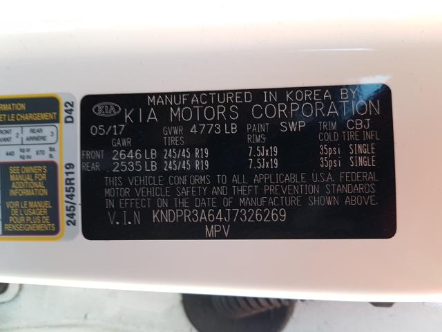 2018 KIA SPORTAGE S KNDPR3A64J7326269