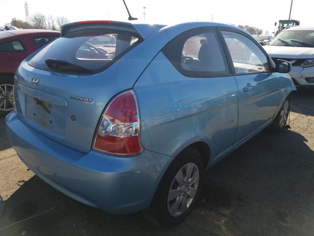2010 HYUNDAI ACCENT BLU KMHCM3AC1AU165069