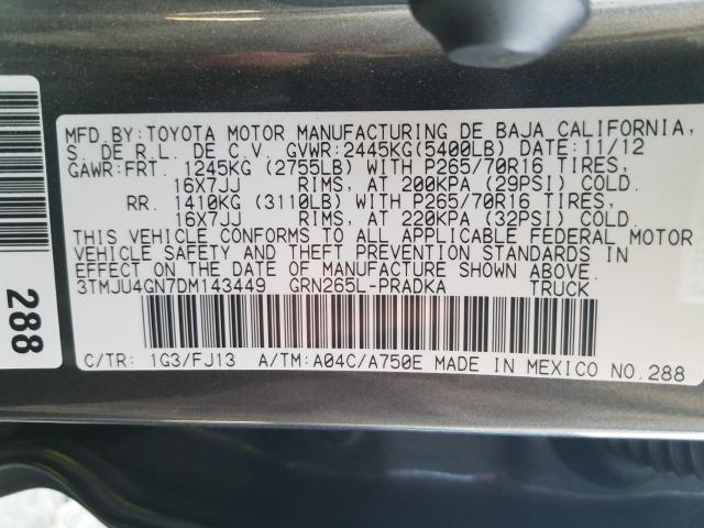 2013 TOYOTA TACOMA DOU - 3TMJU4GN7DM143449