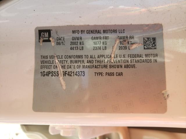 2015 BUICK VERANO 1G4PS5SK9F4214373