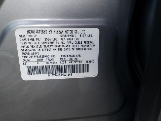2013 INFINITI M37 X JN1BY1AR2DM601965