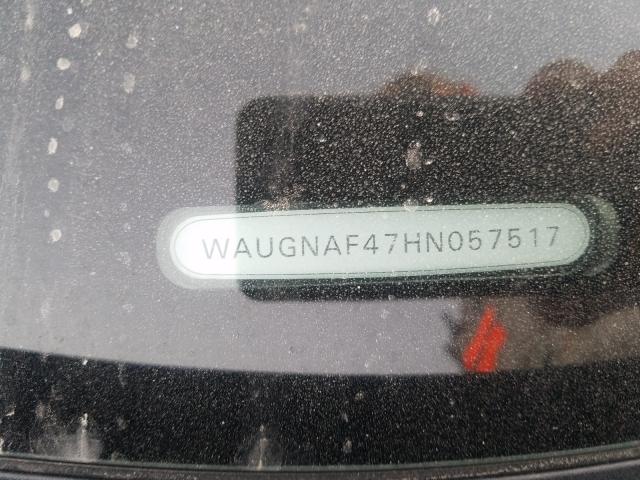 2017 AUDI A4 PREMIUM WAUGNAF47HN057517