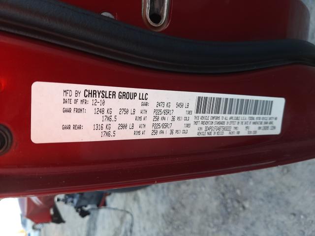 2011 DODGE JOURNEY MA 3D4PG1FG4BT503222