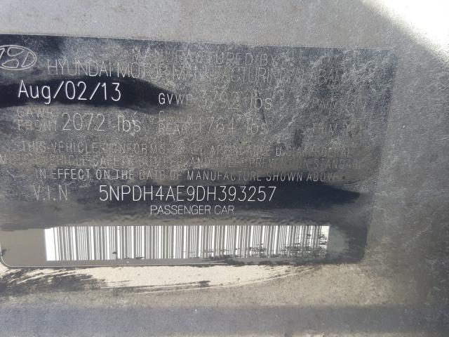 2013 HYUNDAI ELANTRA GL 5NPDH4AE9DH393257