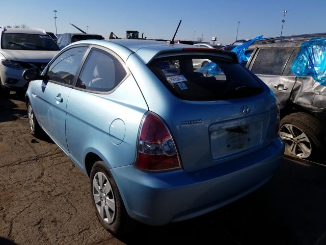 2010 HYUNDAI ACCENT BLU KMHCM3AC1AU165069