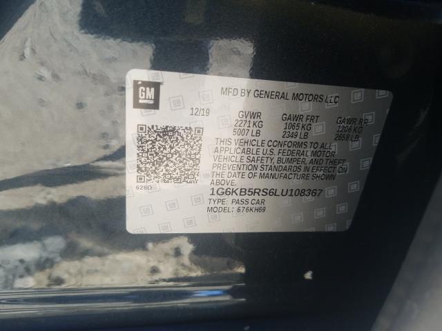 2020 CADILLAC CT6 LUXURY 1G6KB5RS6LU108367