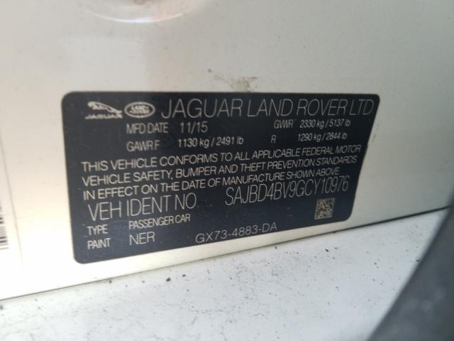 2016 JAGUAR XF PREMIUM SAJBD4BV9GCY10976