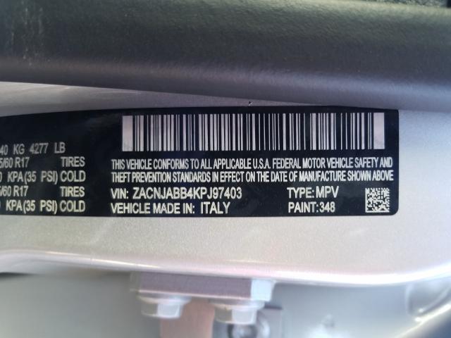 2019 JEEP RENEGADE L ZACNJABB4KPJ97403