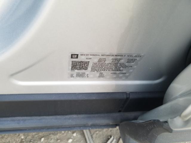 2020 CHEVROLET EQUINOX LT 3GNAXKEV1LS616357