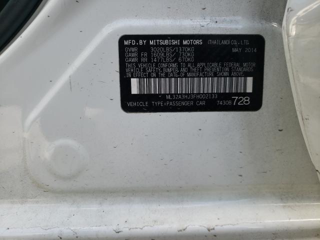 2015 MITSUBISHI MIRAGE DE ML32A3HJ3FH002133