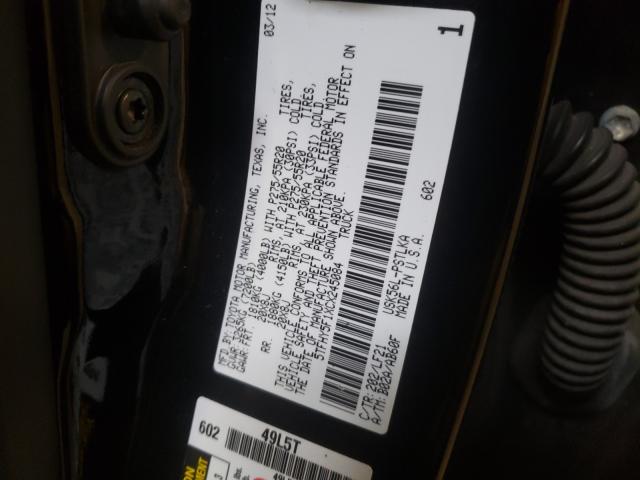 2012 TOYOTA TUNDRA CRE 5TFHY5F1XCX245084