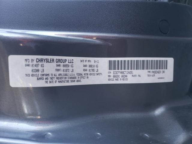 2012 FIAT 500 POP 3C3CFFAR8CT124251