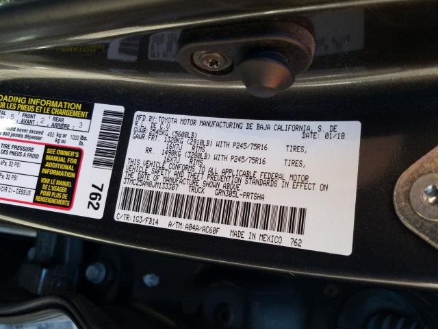 2018 TOYOTA TACOMA DOU 3TMCZ5AN8JM133307