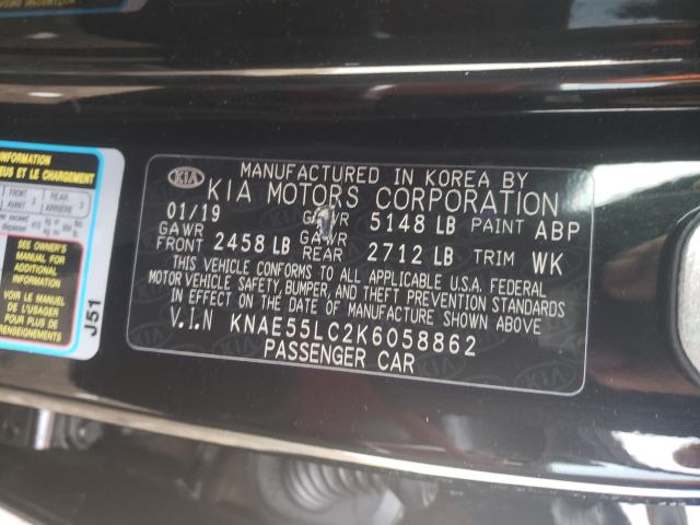 2019 KIA STINGER GT KNAE55LC2K6058862