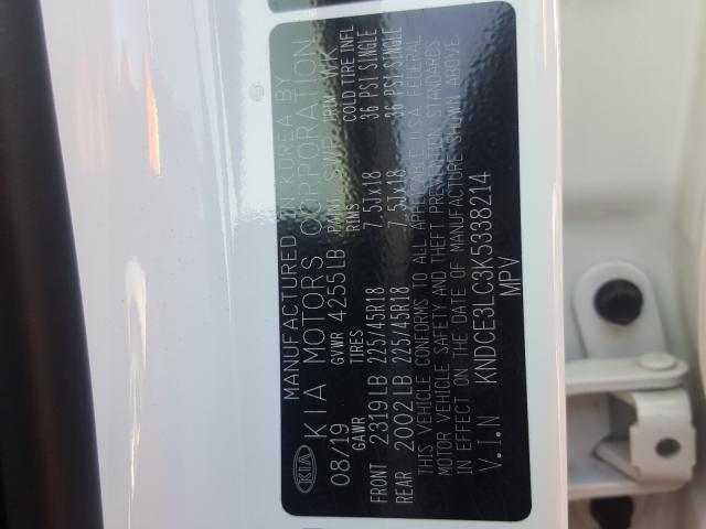 2019 KIA NIRO TOURI KNDCE3LC3K5338214