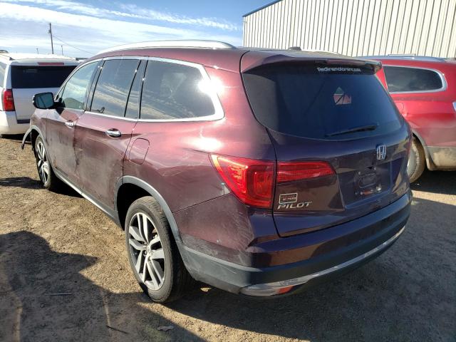 2016 HONDA PILOT TOUR 5FNYF6H9XGB101839