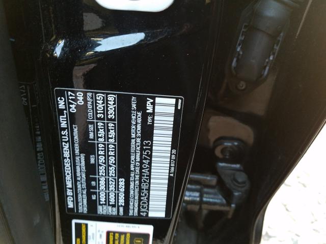 2017 MERCEDES-BENZ GLE 350 4M 4JGDA5HB2HA947513