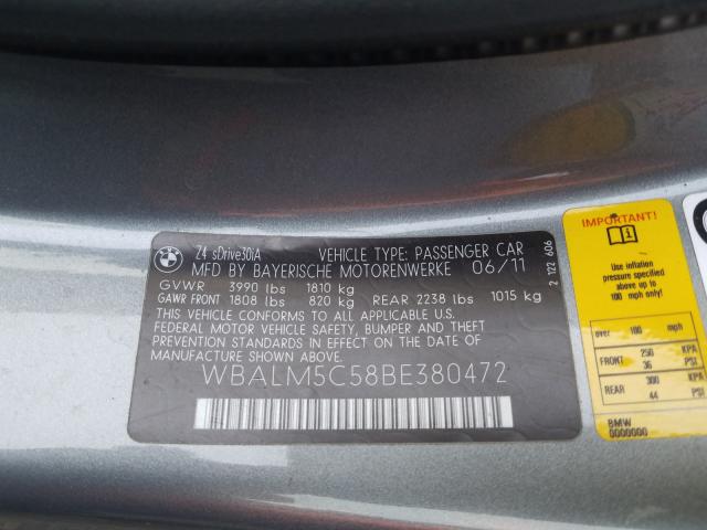 2011 BMW Z4 SDRIVE3 - WBALM5C58BE380472