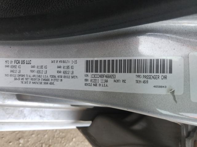 2015 CHRYSLER 200 1C3CCCAB9FN660253