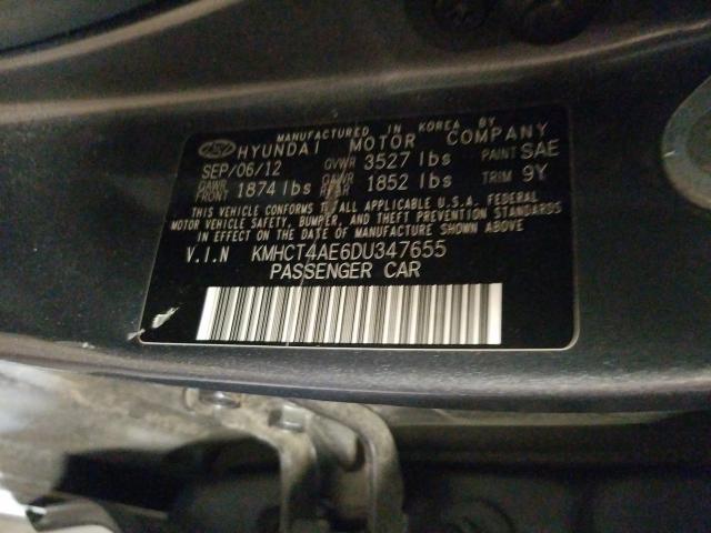 2013 HYUNDAI ACCENT GLS KMHCT4AE6DU347655