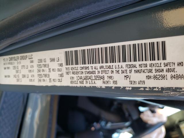 2014 JEEP WRANGLER S 1C4AJWBG4EL325948