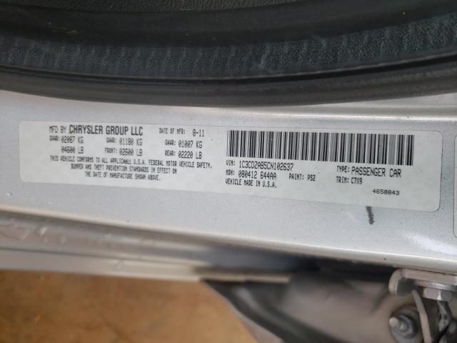 2012 DODGE AVENGER SE 1C3CDZAB5CN102637
