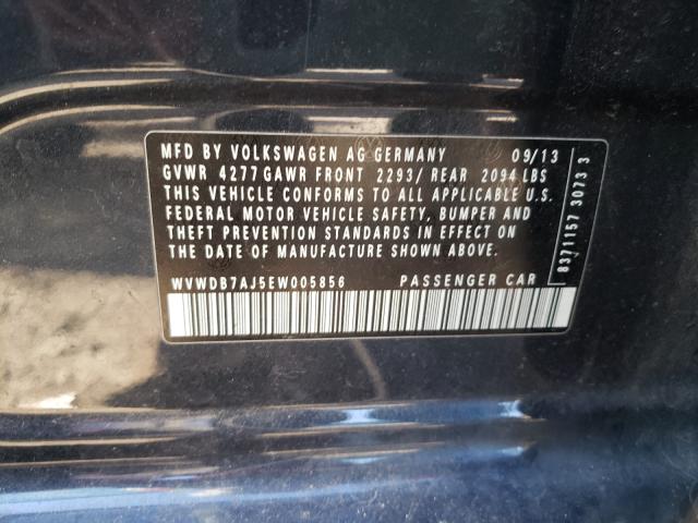 2014 VOLKSWAGEN GOLF WVWDB7AJ5EW005856
