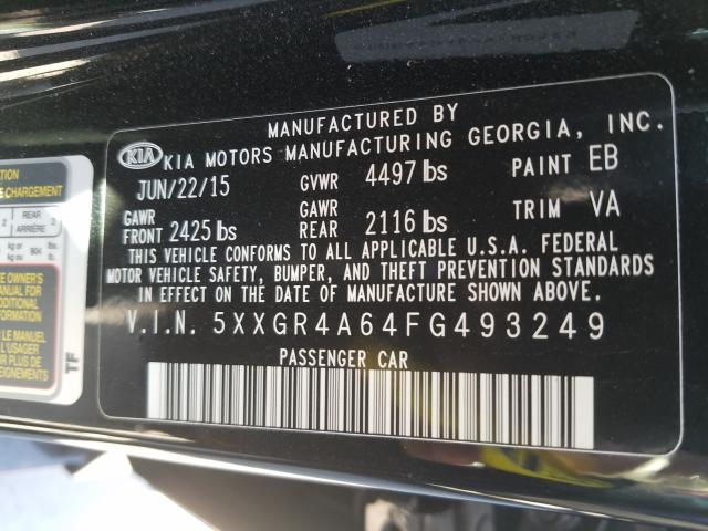 2015 KIA OPTIMA SX 5XXGR4A64FG493249