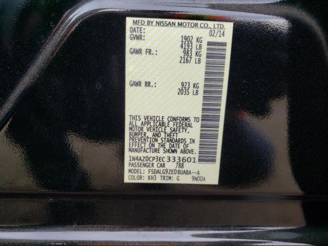 2014 NISSAN LEAF S 1N4AZ0CP3EC333601