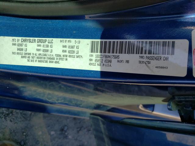 2010 DODGE AVENGER EX 1B3CC1FB6AN175605
