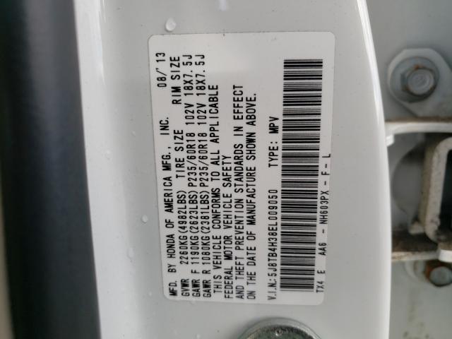 2014 ACURA RDX 5J8TB4H38EL009050