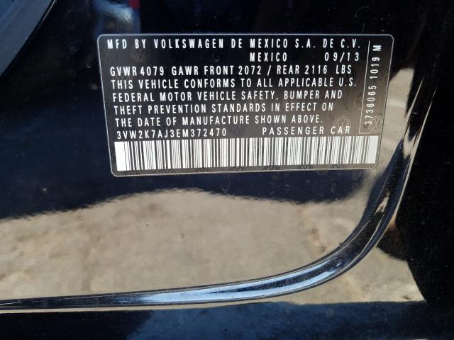 2014 VOLKSWAGEN JETTA BASE 3VW2K7AJ3EM372470