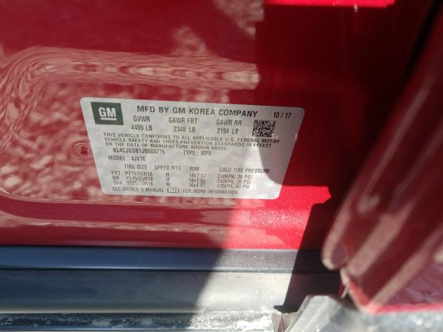 2018 BUICK ENCORE ESS KL4CJGSB1JB565276