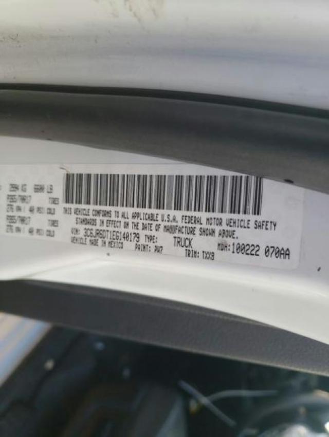 2014 RAM 1500 ST - 3C6JR6DT1EG140179