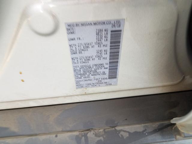 2019 NISSAN ROGUE SV H 5N1ET2MV9KC707366