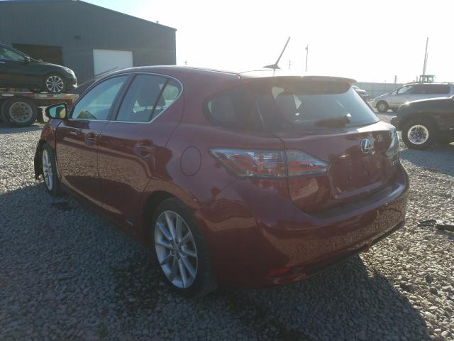2012 LEXUS CT 200 JTHKD5BH0C2113273
