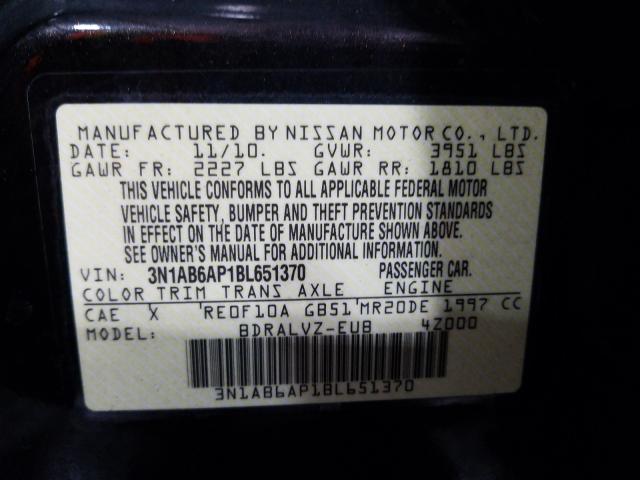 2011 NISSAN SENTRA 2.0 3N1AB6AP1BL651370