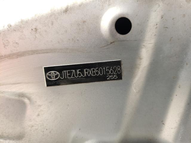 2011 TOYOTA 4RUNNER SR JTEZU5JRXB5015628