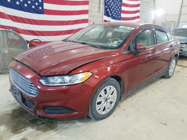 2014 FORD FUSION S 3FA6P0G75ER391474