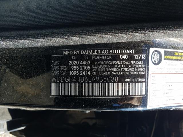 2014 MERCEDES-BENZ C 250 WDDGF4HB6EA935038