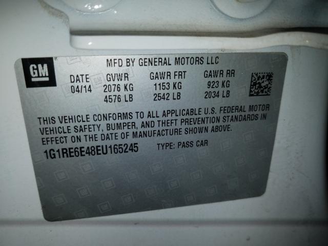 2014 CHEVROLET VOLT 1G1RE6E48EU165245