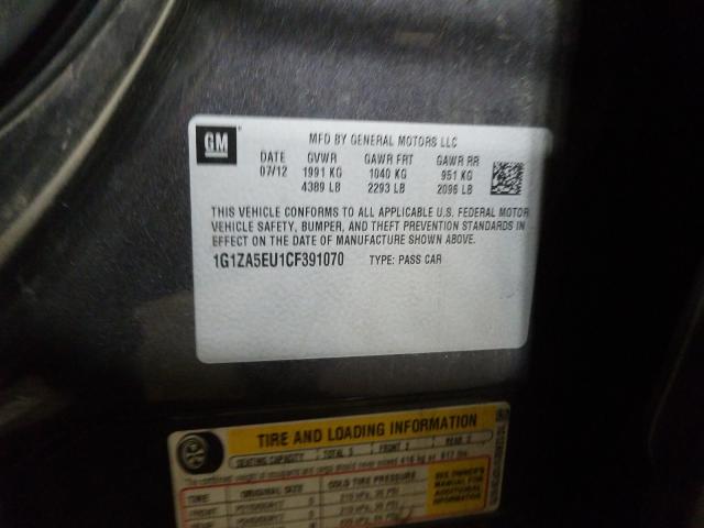 2012 CHEVROLET MALIBU 1G1ZA5EU1CF391070