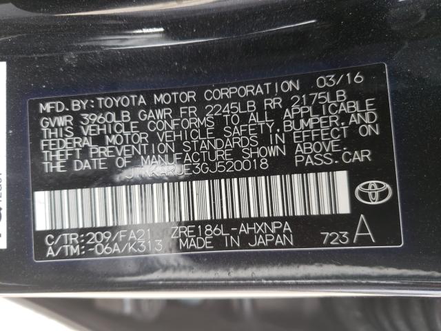2016 TOYOTA SCION IM JTNKARJE3GJ520018