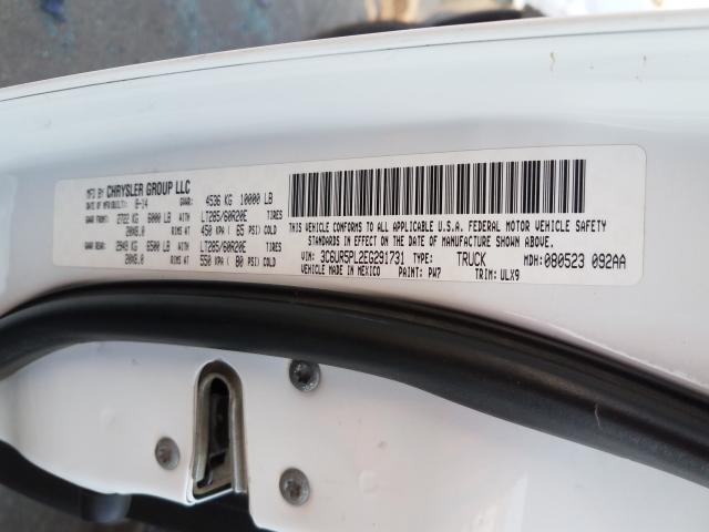 2014 RAM 2500 LONGH - 3C6UR5PL2EG291731