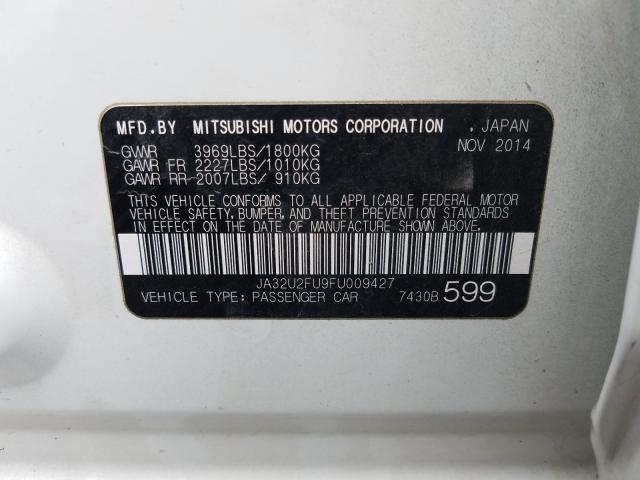 2015 MITSUBISHI LANCER ES JA32U2FU9FU009427