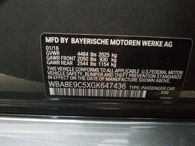 2016 BMW 328 I SULE WBA8E9C5XGK647436